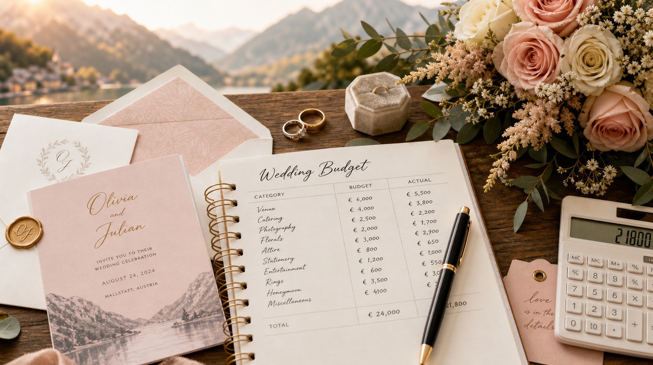 Hochzeitskosten 2026 Österreich – Budgetplanung für die Traumhochzeit
